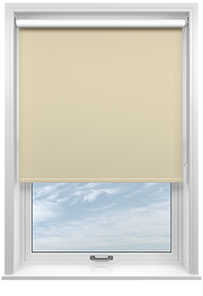 Rimini (Blackout), Ecru - Roller Blind